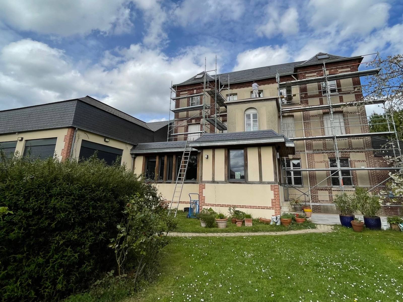 Rejointoiement de façades en briques à Bois-Guillaume